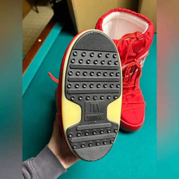 Moon Boot ICON RED NYLON BOOTS