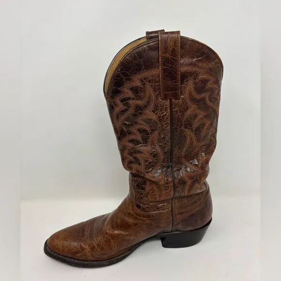 Moonshine Spirit Brad Paisley Men's Cowboy Western Boots Size 9D Brown Leather