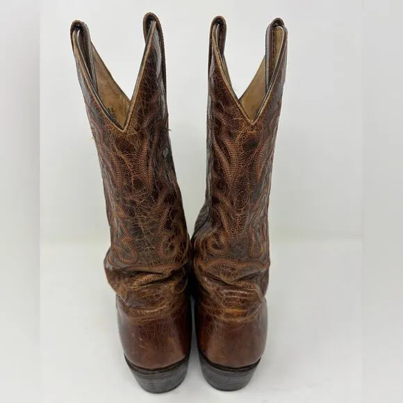 Moonshine Spirit Brad Paisley Men's Cowboy Western Boots Size 9D Brown Leather