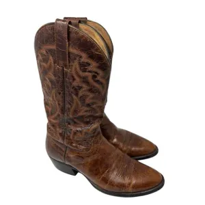 Moonshine Spirit Brad Paisley Men's Cowboy Western Boots Size 9D Brown Leather