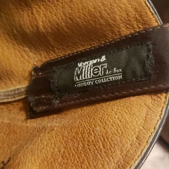 Morgan &amp; Miller de fox men's cowboy boots size 29.5