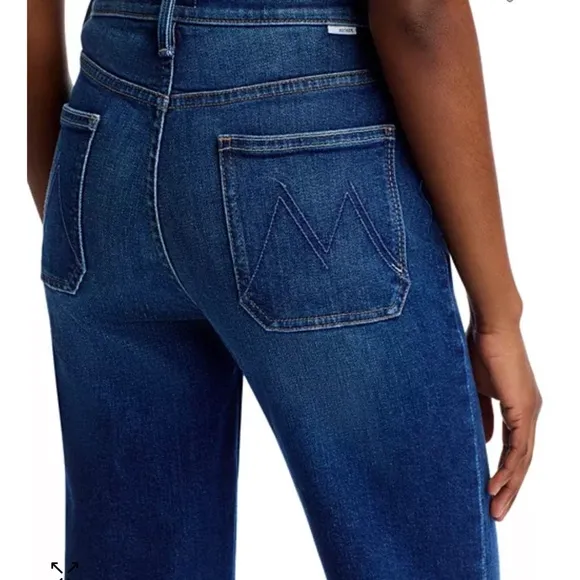 MOTHER Blue Boot Cut Jeans Classic Denim