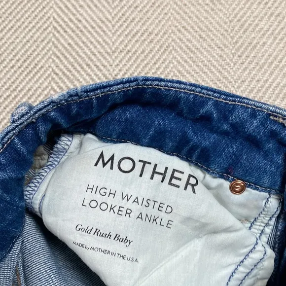 Mother High Waisted Looker - Gold Rush Baby