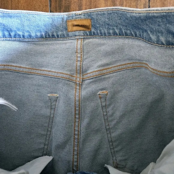 Mother The Scrapper Ankle Button Fly High Rise Stretch Straight Leg Jeans Sz 26