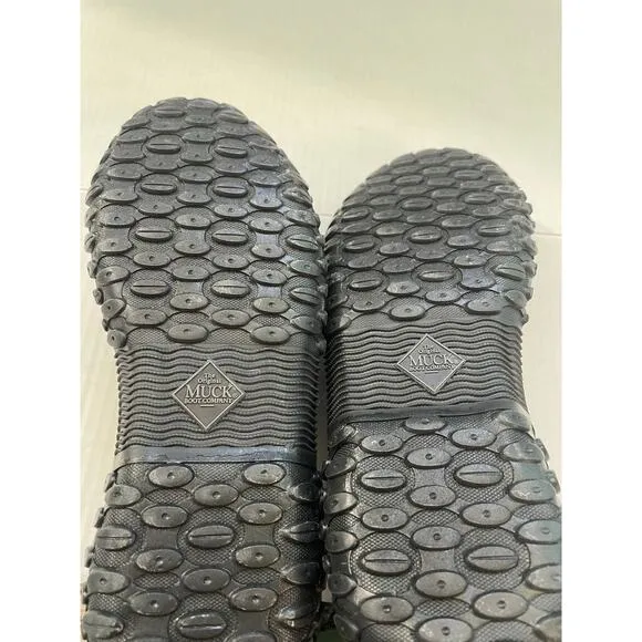 Muck Boot Men’s Muckster II Low Slip On Shoe Black Size 9 Waterproof Boot Garden
