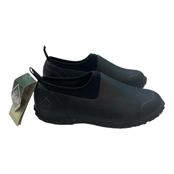 Muck Boot Men’s Muckster II Low Slip On Shoe Black Size 9 Waterproof Boot Garden