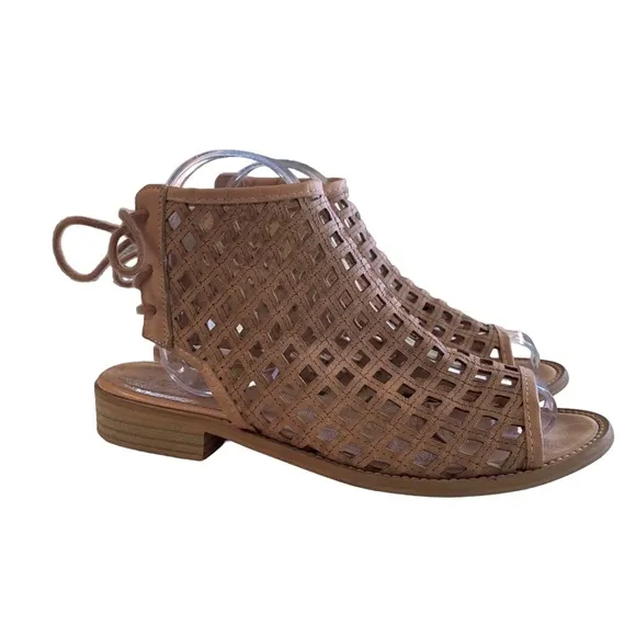 MUSSE &amp; CLOUD AMY CAGED SANDALS