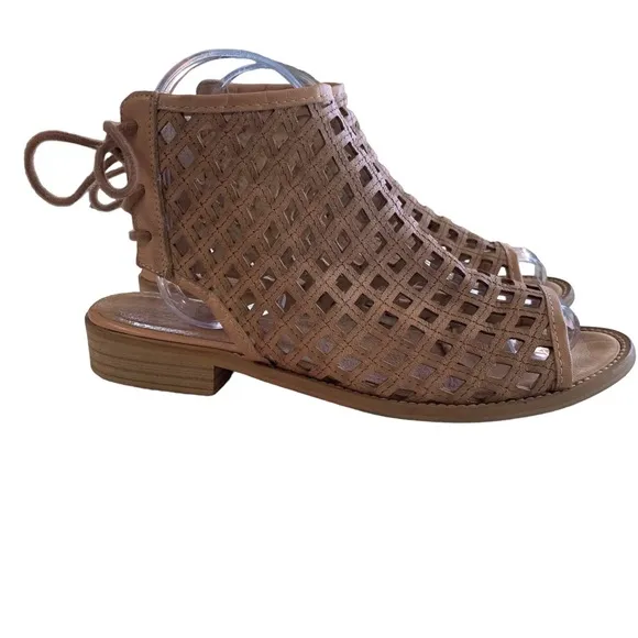 MUSSE &amp; CLOUD AMY CAGED SANDALS
