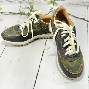 Musse &amp; Cloud Womens Mamba Leather Low Top Lace Up Fashion Sneakers