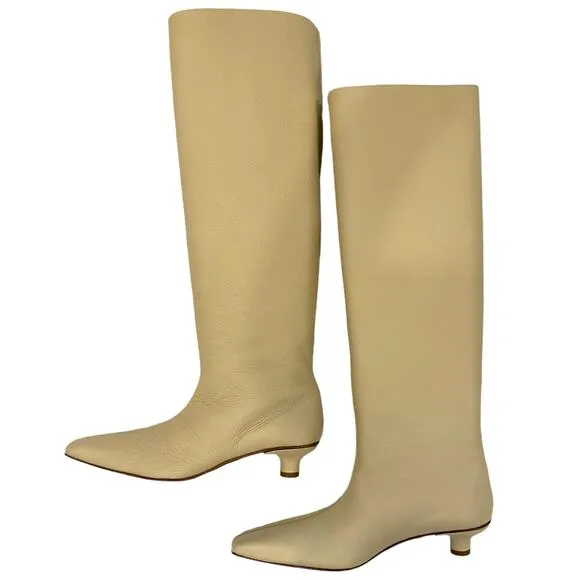 NANUSHKA Pippa 35mm Knee-high Boots In Neutrals size 37 new with dust bag!