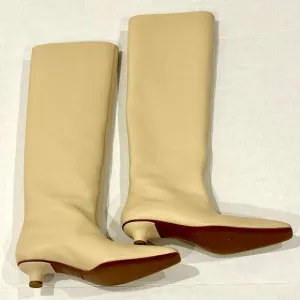 NANUSHKA Pippa 35mm Knee-high Boots In Neutrals size 37 new with dust bag!