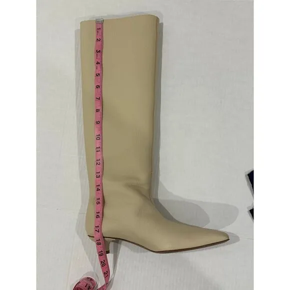 NANUSHKA Pippa 35mm Knee-high Boots In Neutrals size 37 new with dust bag!