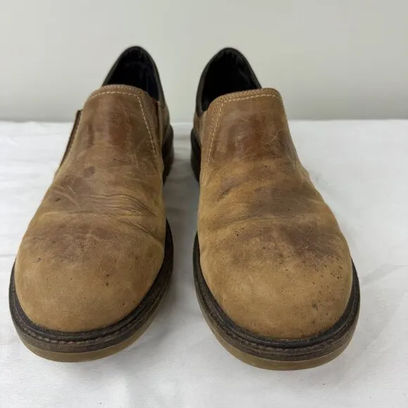 NAOT Director Men's Slip On Shoes Brown Leather Loafers Casual Dress Boots EU 45
