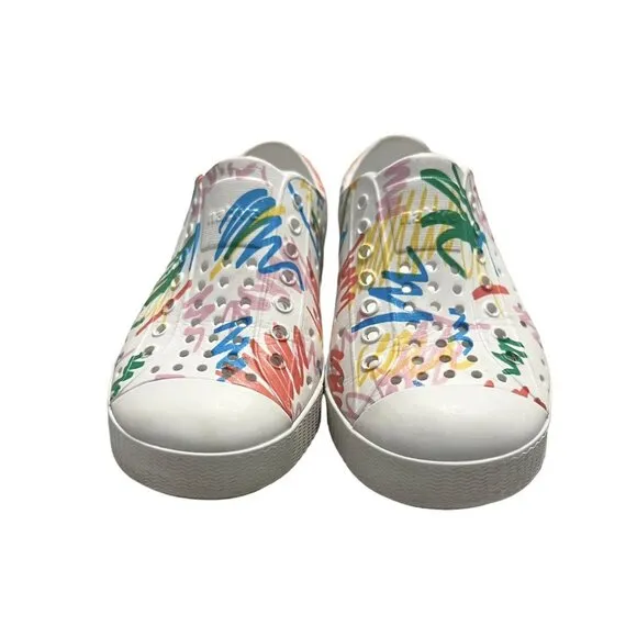 Native   Crayola C12 HTF Jefferson Scribble Sneaker Sandals Shoes