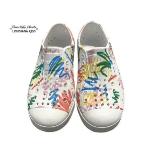 Native   Crayola C12 HTF Jefferson Scribble Sneaker Sandals Shoes