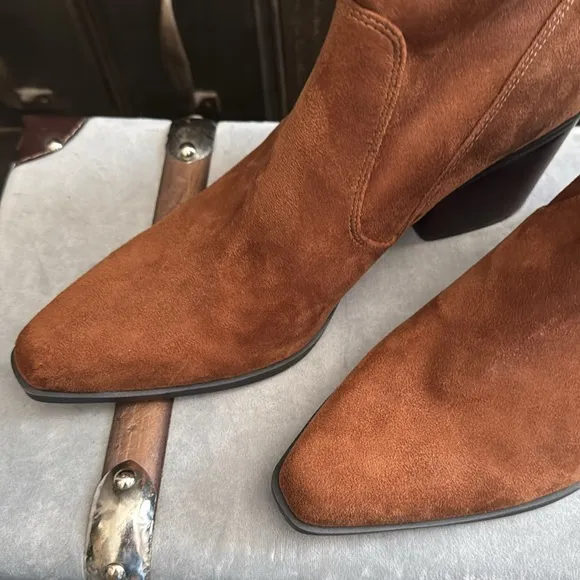 Naturalizer Faux Suede Stretch Boots