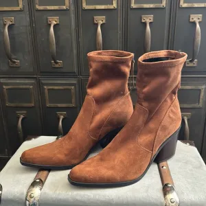 Naturalizer Faux Suede Stretch Boots
