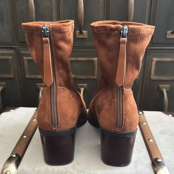 Naturalizer Faux Suede Stretch Boots