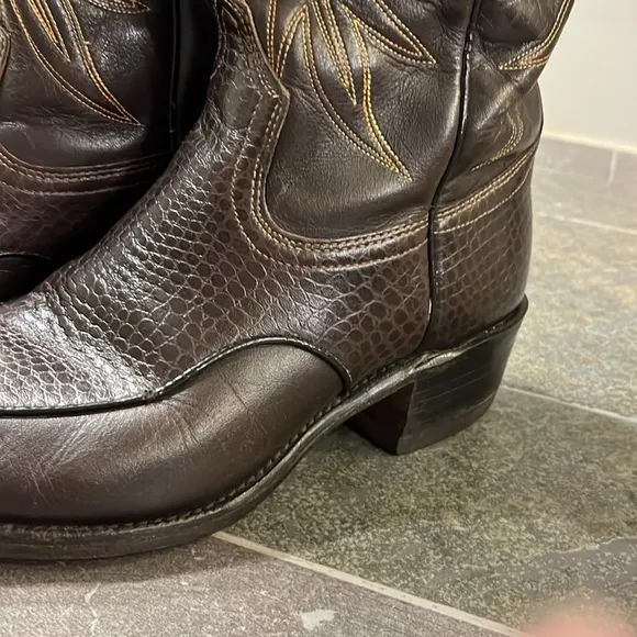 Neolite Men’s Leather Cowboy Boots Size 7 1/2.