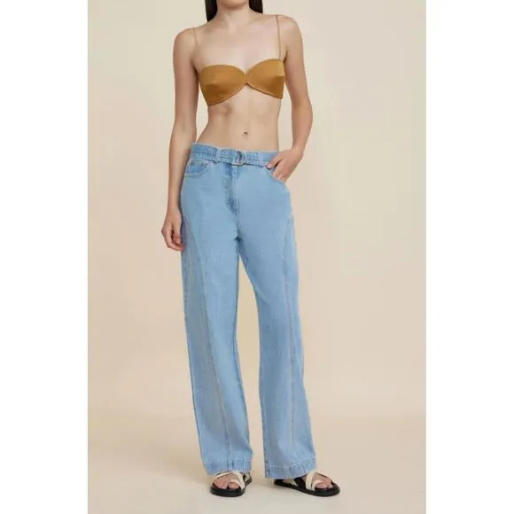 NEW ACLER wiston jean in mid wash