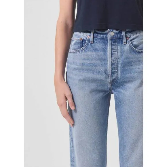 NEW AGOLDE 90's pinch waist high rise straight in infinite