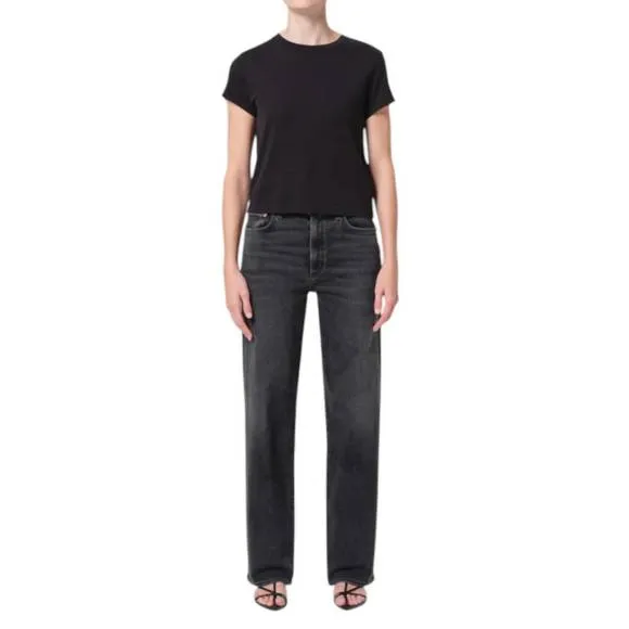 NEW AGOLDE harper straight jeans in hush