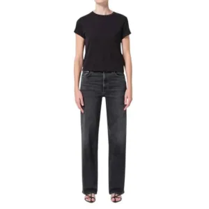 NEW AGOLDE harper straight jeans in hush