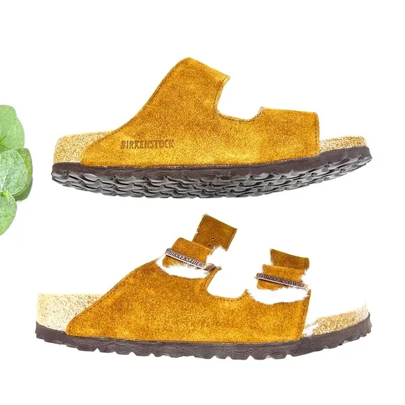 NEW Arizona Shearling Suede Leather (B37-14) by Birkenstock