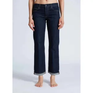 NEW ASKK NY low rise straight leg jeans in baby cuff