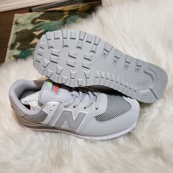 New Balance Girl's 574 Translucent V1 Sneaker