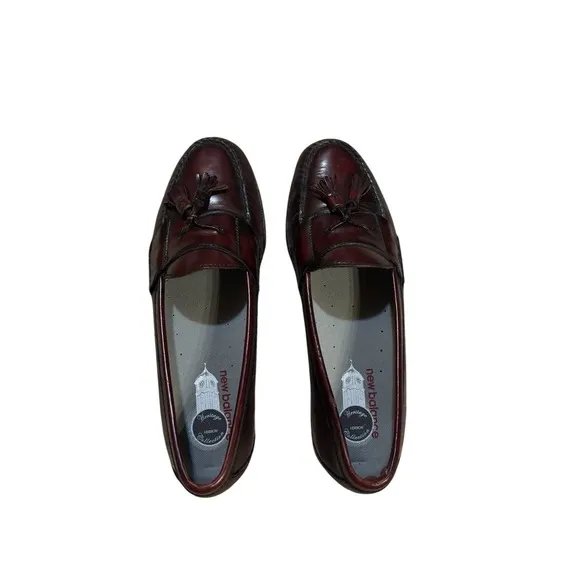 New Balance Heritage Collection Tassel Loafers Brown Mens Size 12 Leather