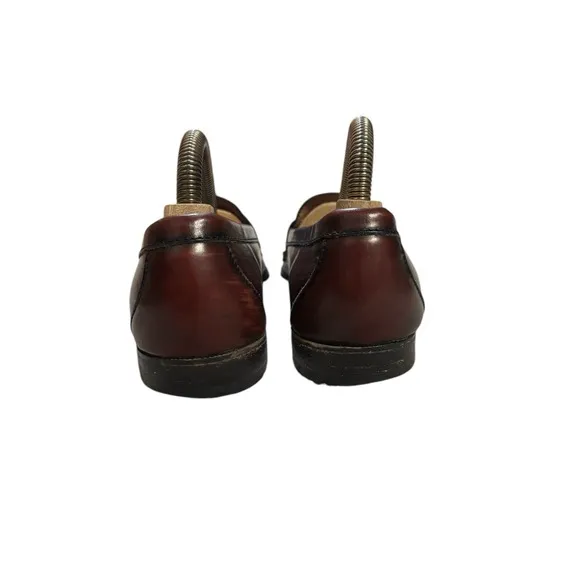 New Balance Heritage Collection Tassel Loafers Brown Mens Size 12 Leather