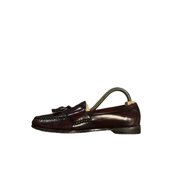 New Balance Heritage Collection Tassel Loafers Brown Mens Size 12 Leather
