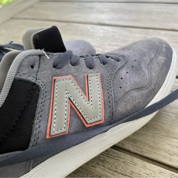 New Balance Numeric 288 Men's Gray Suede Leather Sneakers Size 8