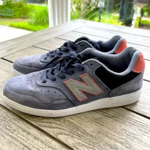 New Balance Numeric 288 Men's Gray Suede Leather Sneakers Size 8