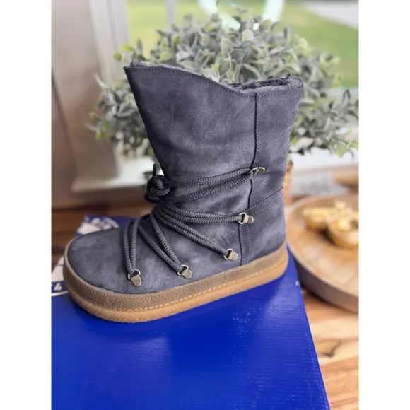 NEW Birkenstock Masi Boots - Taupe Suede Leather - Women’s Size 38 (US 7-7.5) Na