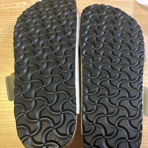 New Birkenstock Arizona Big Buckle High Shine Sandals 6.5 Medium/Narrow $190