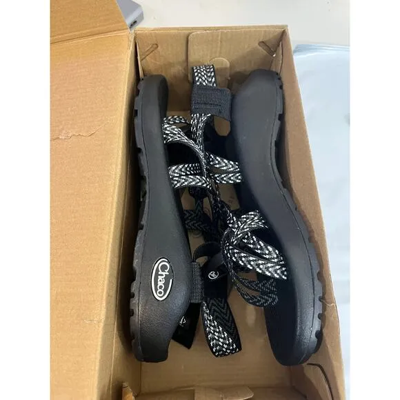 NEW Chaco ZX/2 Dual Adjustable Straps Classic Sandals Boost Black Womens 6