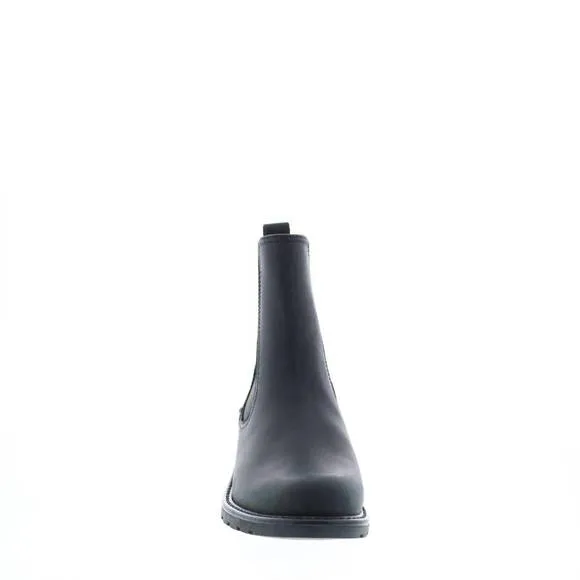 NEW CLARKS women orinoco club chelsea boots in black leather