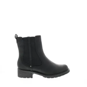 NEW CLARKS women orinoco club chelsea boots in black leather