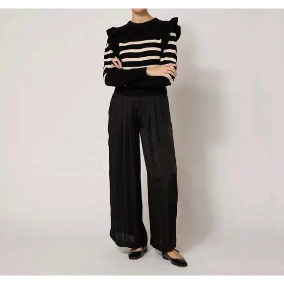 NEW CLEOBELLA blair sweater in black/ivory