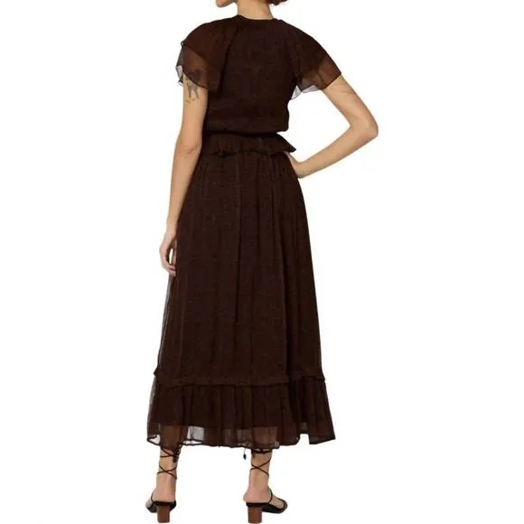 NEW CLEOBELLA tatum ankle dress in siena