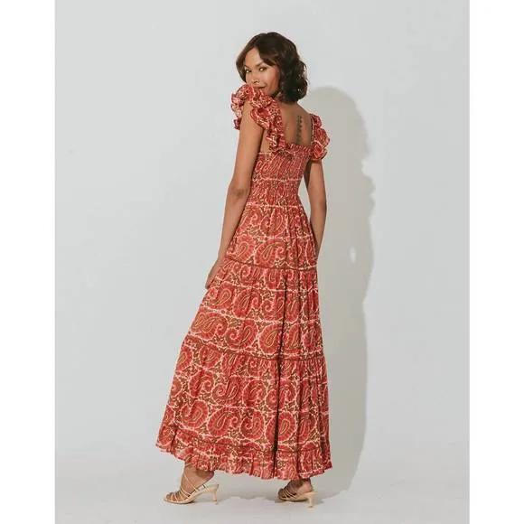 NEW CLEOBELLA zahara ankle dress in aurora