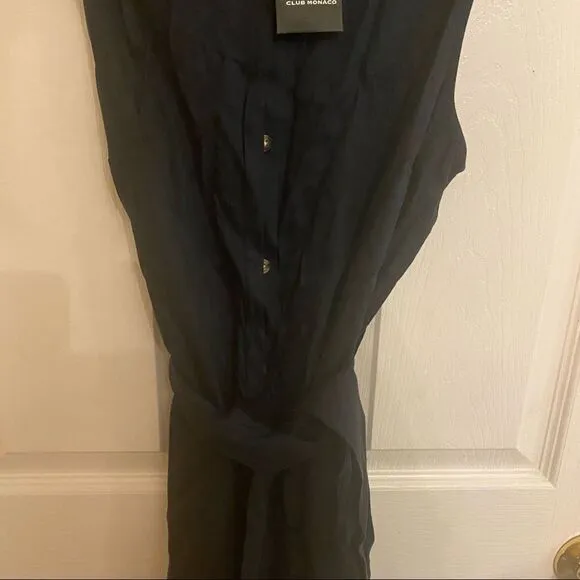 New Club Monaco Sleeveless button front dress