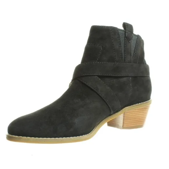NEW COLE HAAN | Jensynn Suede Buckle Booties