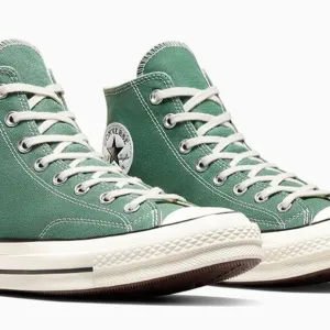 NEW CONVERSE Unisex Adult Chuck Taylor 70 HiTop Sneaker Running Shoe Green White