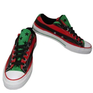 NEW CONVERSE X DENIM TEARS Unisex Pan African Flag Chuck 70 Sneakers Size 10.5