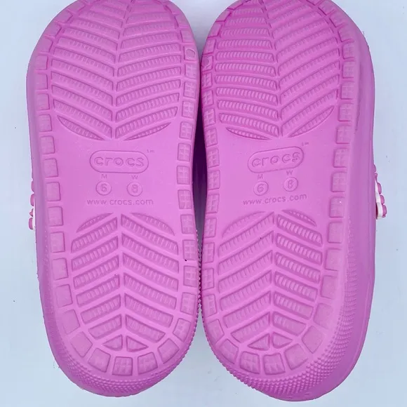 New Crocs Classic Cozzzy Pink Sandal Size 8
