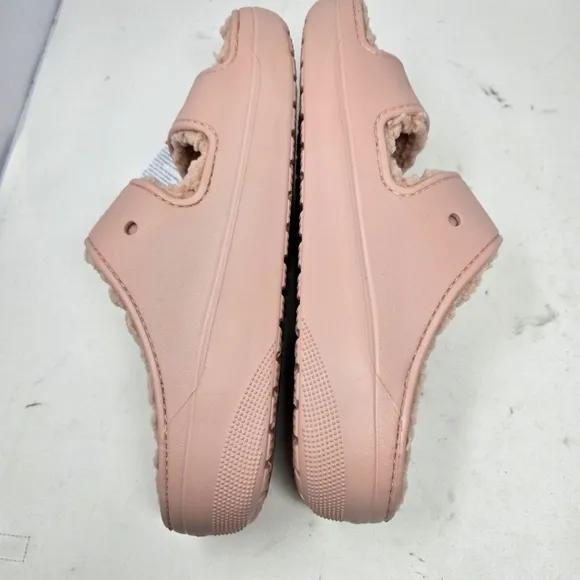 New Crocs Classic Cozzzy Sandals Unisex Men's Size‎ 13 Light Pink Beige Color.