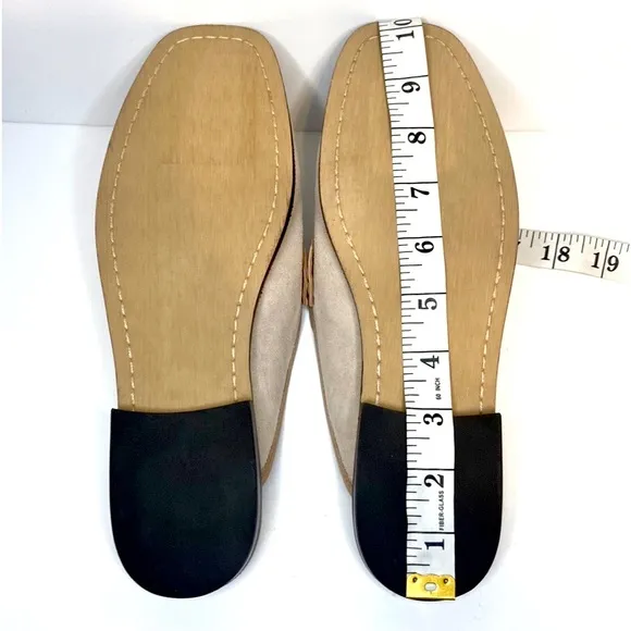 New Donald Pliner Bryant Beige Suede Leather Tassel Loafers Size 7.5